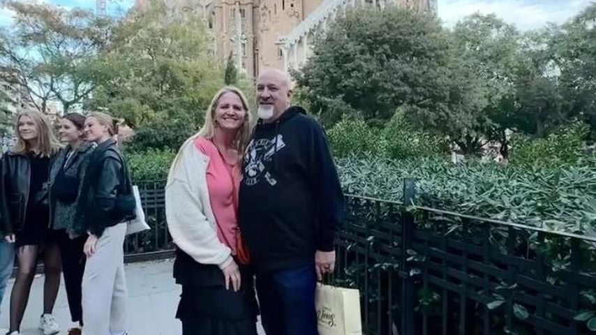 Ein Jahr später: Christine Brown und David in Flitterwochen