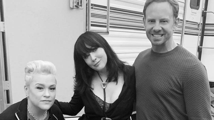 Christine Elise McCarthy, Shannen Doherty und Ian Ziering