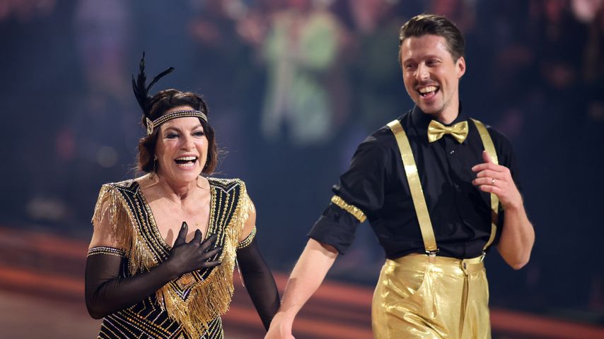 Christine Neubauer und Valentin Lusin bei "Let's Dance" 2025