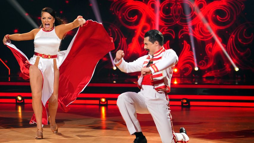 Christine Neubauer und Valentin Lusin bei "Let's Dance" 2025