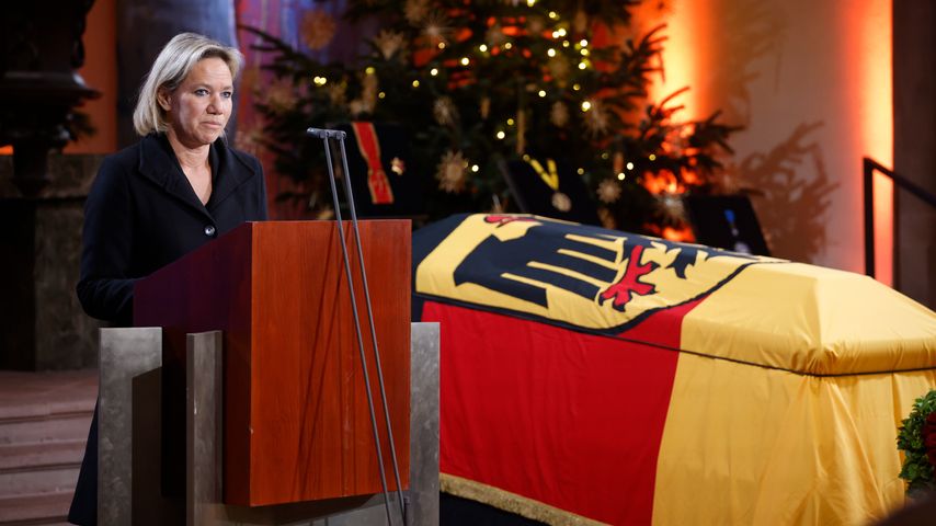 Christine Strobl auf der Trauerfeier von Wolfgang Schäuble, Januar 2024