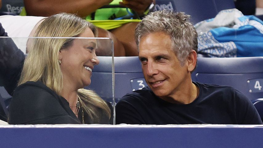 Christine Taylor und Ben Stiller bei den US Open