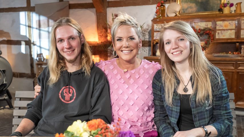 Christoph, Inka Bause und Lisa bei "Bauer sucht Frau"