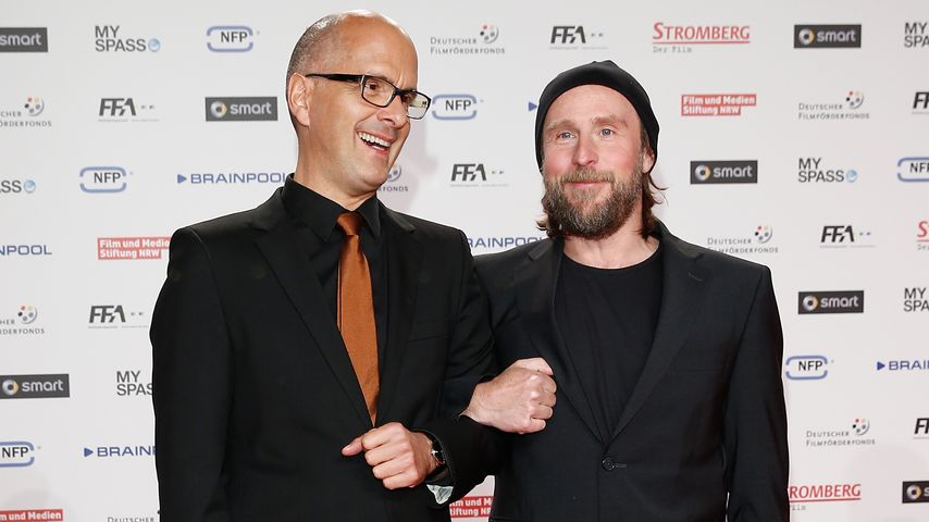 Christoph Maria Herbst und Bjarne Mädel bei der Premiere von "Stromberg" in Köln