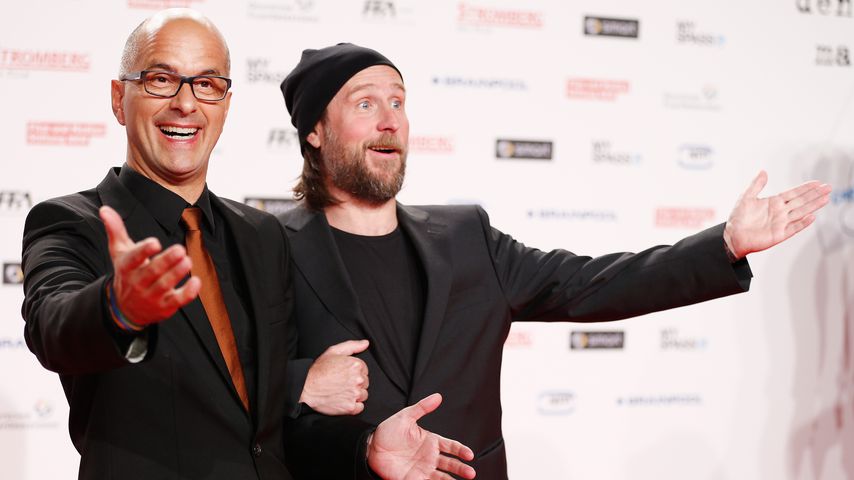 Christoph Maria Herbst und Bjarne Mädel bei der Premiere von Stromberg – Der Film