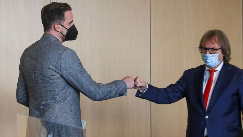 Christoph Metzelder und Strafverteidiger Ulrich Sommer