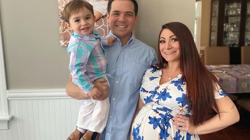 Christopher Buckner und Deena Nicole Cortese mit ihrem Sohn CJ