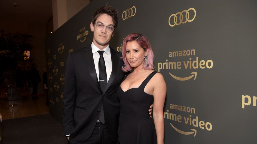 Ashley Tisdale mit ihrem Mann Christopher