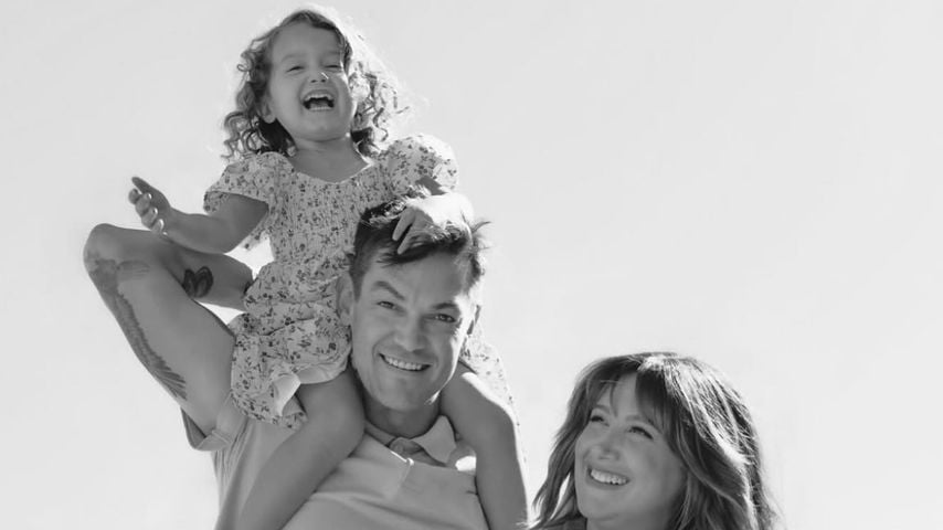 Christopher French und Ashley Tisdale mit ihren Kindern