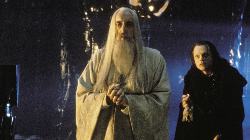 Christopher Lee als Saruman in "Der Herr der Ringe: Die zwei Türme"