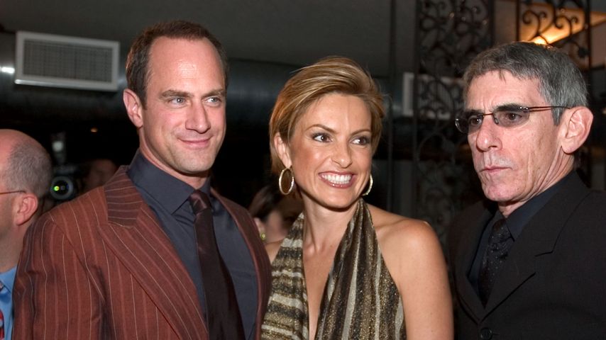 Christopher Meloni, Mariska Hargitay und Richard Belzer im September 2004