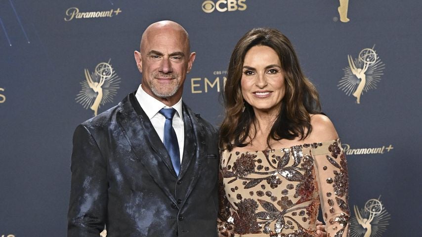 Christopher Meloni und Mariska Hargitay bei den Emmys, 2025