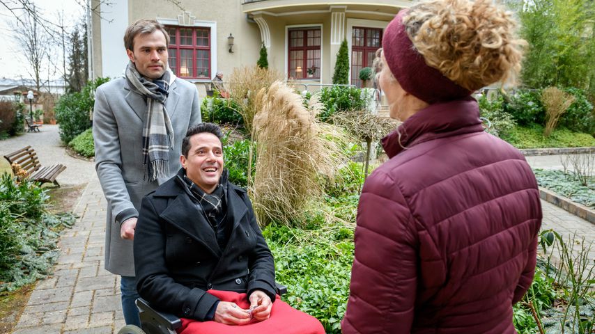 Christopher Reinhardt, Markus Pfeiffer und Léa Wegmann, "Sturm der Liebe"-Darsteller