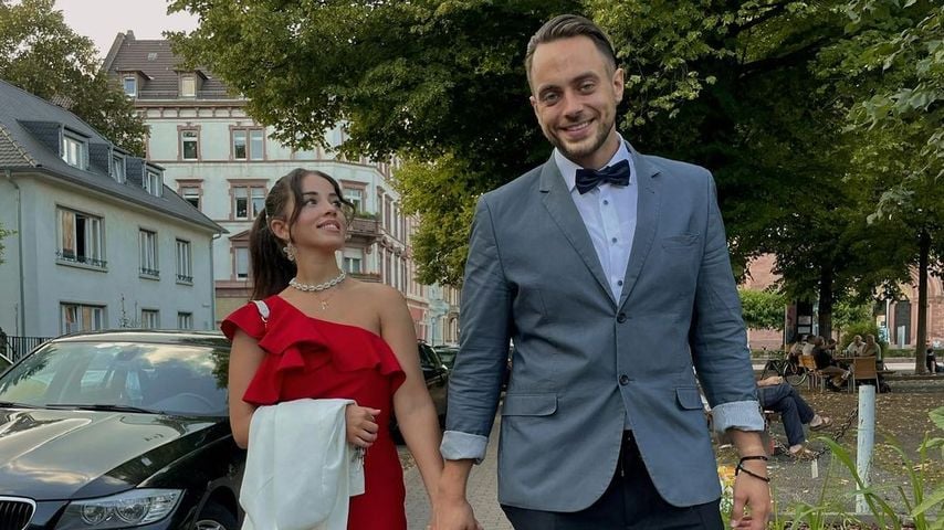 Christos Christodoulou mit seiner Frau Sandra im Januar 2022