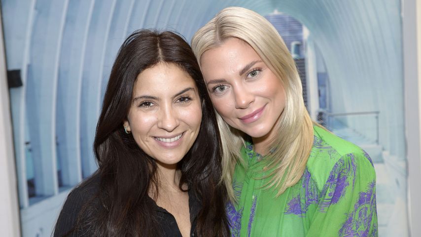 Chryssanthi Kavazi und Valentina Pahde am Set von GZSZ