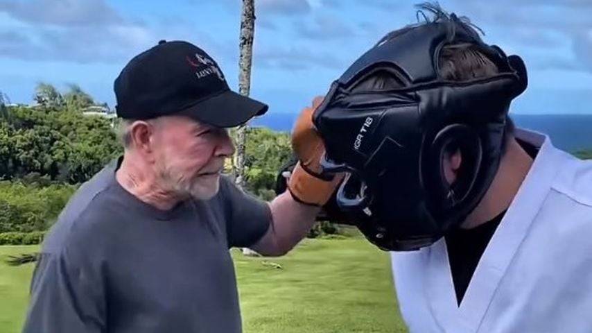 Schauspieler Chuck Norris in seinem letzten Instagram-Post am 10. März 2026