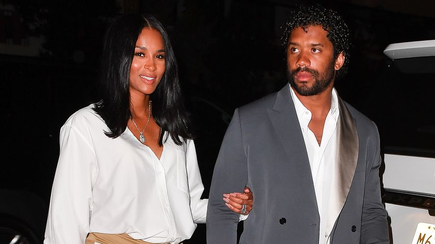 Ciara und Russell Wilson nach Baby-News erstmals gesichtet