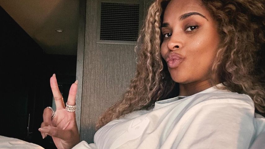 So groß ist Schwangerschaftsbauch von Sängerin Ciara schon