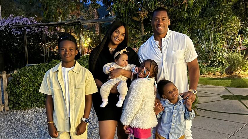 Ciara und Russell Wilson mit ihren vier Kindern