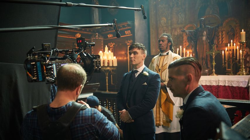 Cillian Murphy bei den Dreharbeiten zu "Peaky Blinders"