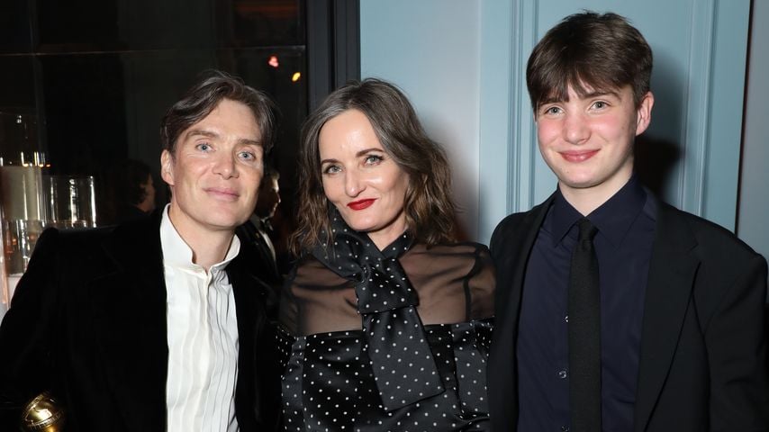 Cillian Murphy, Yvonne McGuinness und Aran Murphy, 2024