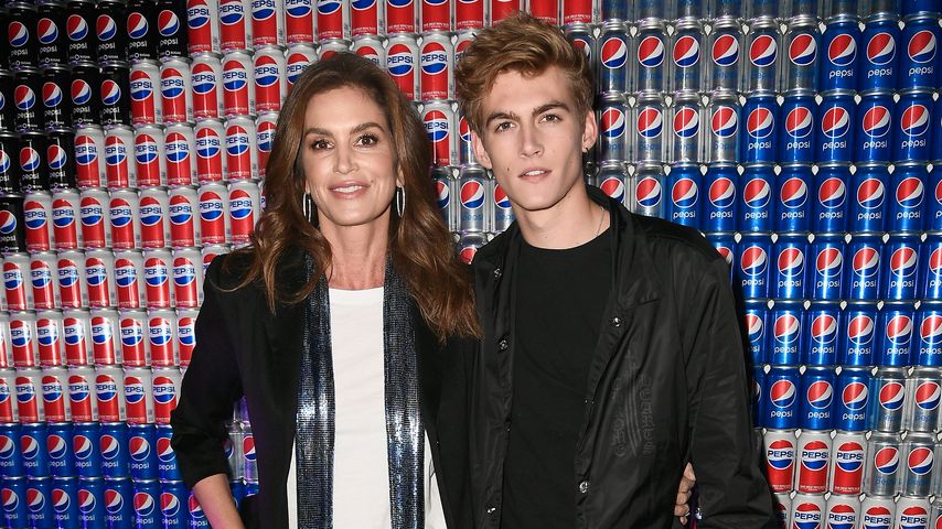 Cindy Crawford und Presley Gerber im Februar 2018