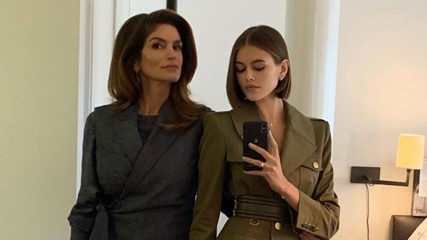 Cindy Crawford und Kaia Gerber, Oktober 2019
