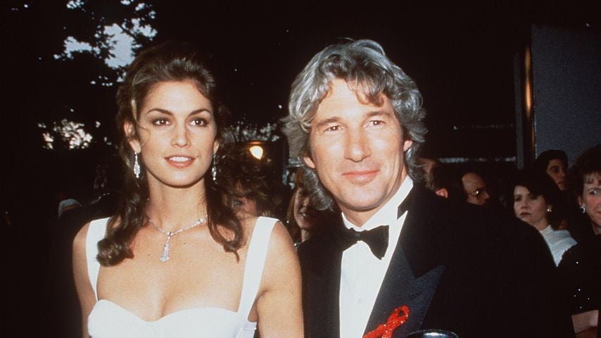 Cindy Crawford und Richard Gere im Jahr 1993