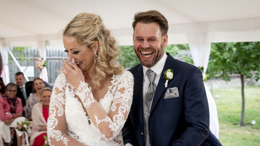 Cindy und Alex bei ihrer "Hochzeit auf den ersten Blick", 2019