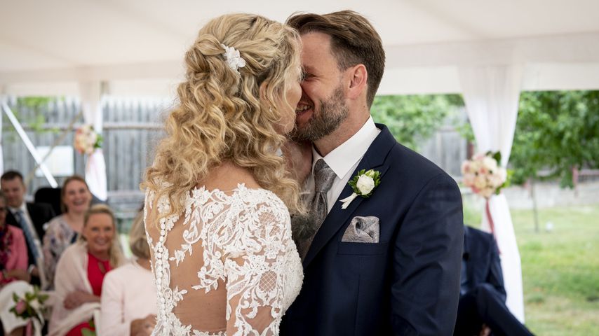 Cindy und Alex bei ihrer "Hochzeit auf den ersten Blick", 2019