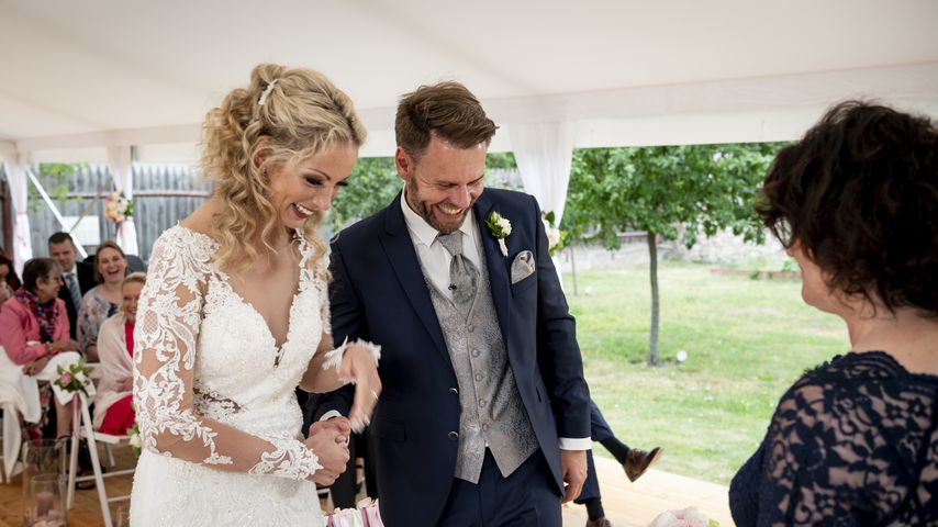 Cindy und Alexander bei ihrem "Hochzeit auf den ersten Blick"-Jawort