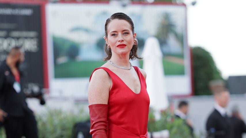 Claire Foy auf dem Roten Teppich zur Vorführung von "Ink" bei den 83. Filmfestspielen von Venedig 2026