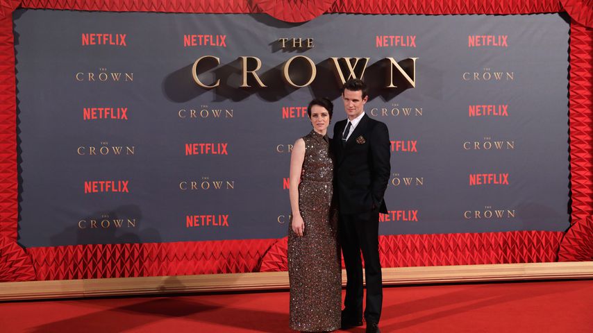 Claire Foy und Matt Smith bei der Weltpremiere von "The Crown" in London im November 2017