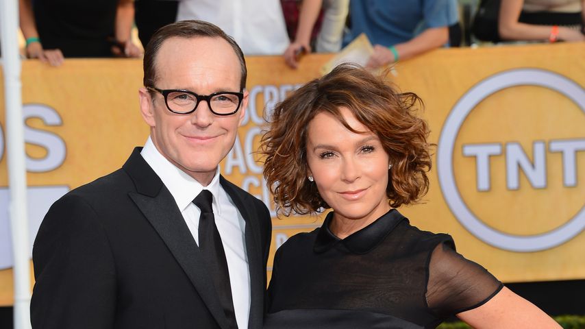 Clark Gregg und seine Frau Jennifer Grey im Januar 2014