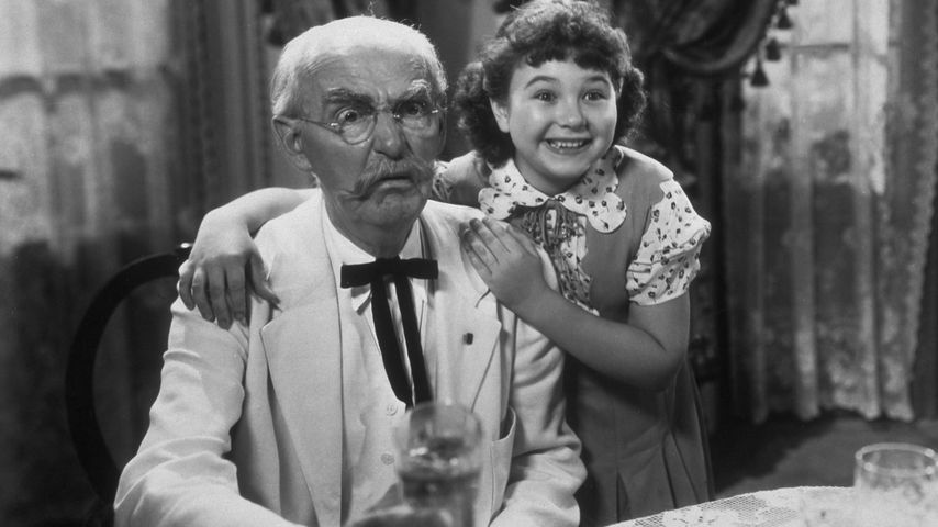 Claude Gillingwater und Jane Withers im Film "Can This Be Dixie", 1936