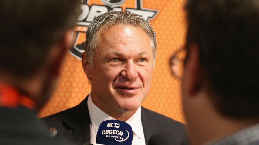 Claude Lemieux beim NHL Draft 2014 in Philadelphia