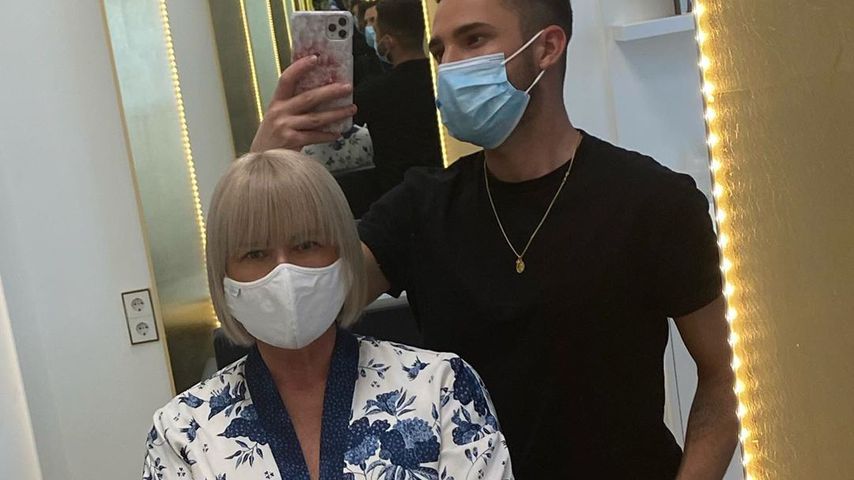 Claudia Effenberg und ihr Friseur