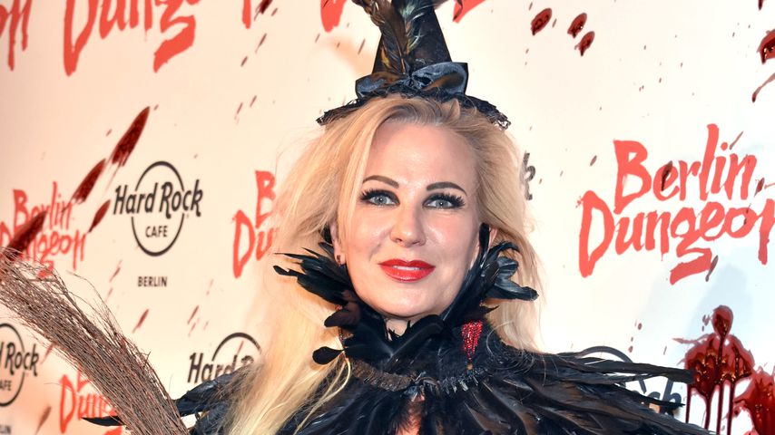 Claudia Norberg bei Natascha Ochsenknechts Halloween-Party im Berlin Dungeon 2019