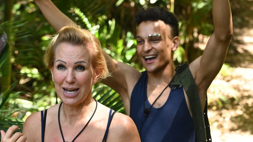 Claudia Norberg und Prince Damien im Dschungelcamp