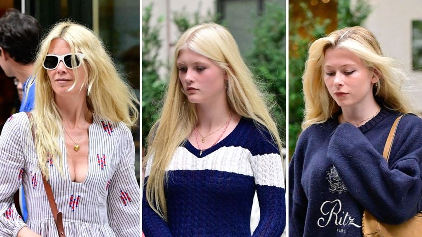 Claudia Schiffer genießt einen Mädelstag mit ihren Töchtern