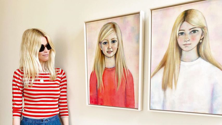 Seltener Anblick: Claudia Schiffer zeigt Portraits von Kids