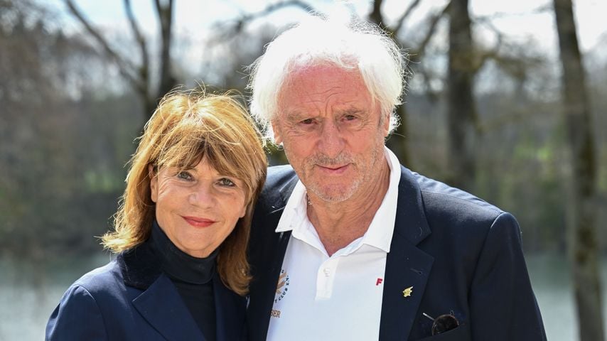 Claudia und Günther Maria Halmer im April 2023