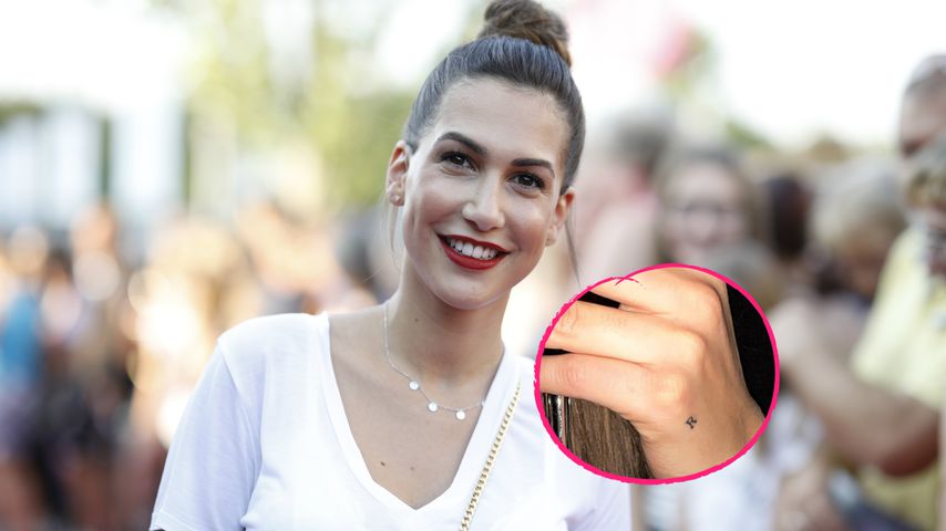 R-Motiv: Hat Clea-Lacy etwa ein Liebes-Tattoo für Riccardo?