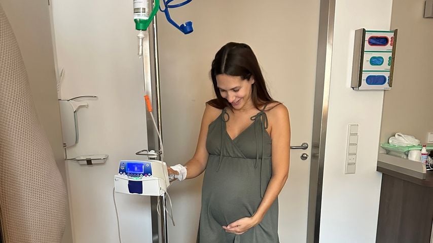 Schwangere Clea-Lacy Juhn, Juni 2024