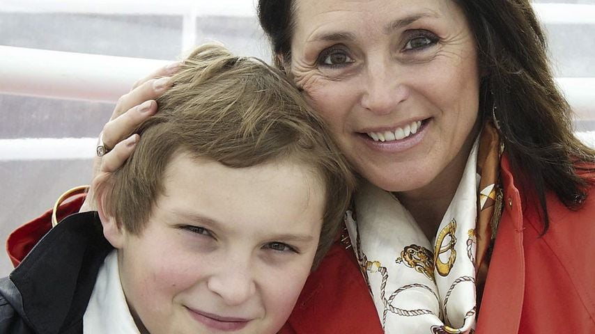 Clément Vandenkerckhove und seine Mutter Wendy Van Wanten, 2013