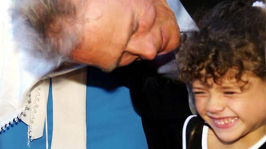 Clint Eastwood mit seiner Tochter Morgan im Jahr 2002