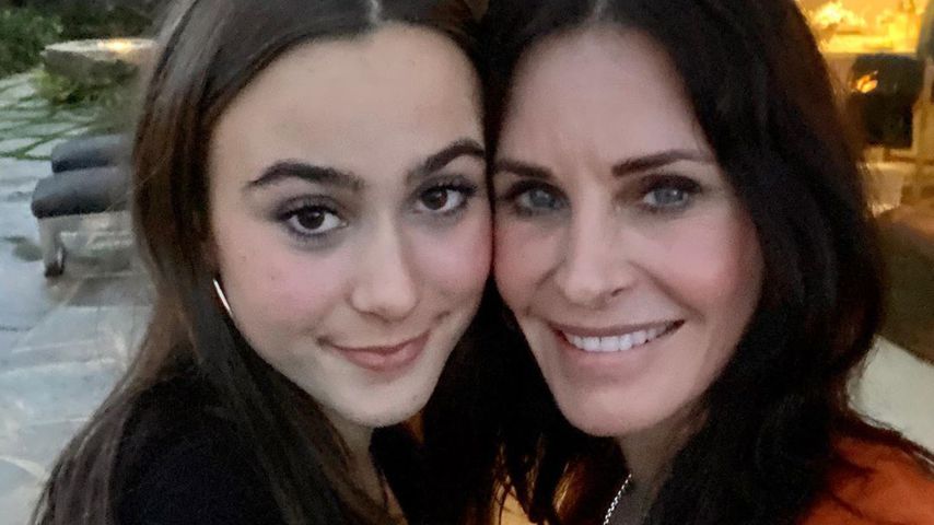 Coco Arquette mit ihrer Mutter Courteney Cox