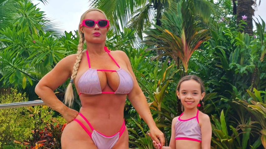 Coco Austin und ihre Tochter Chanel im Oktober 2024