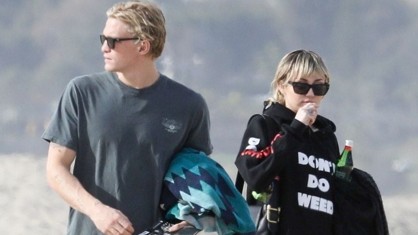Cody Simpson und Miley Cyrus, Januar 2020