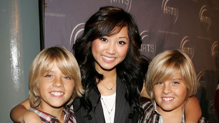 Cole Sprouse, Brenda Song und Dylan Sprouse, Cast von "Hotel Zack & Cody", 2005